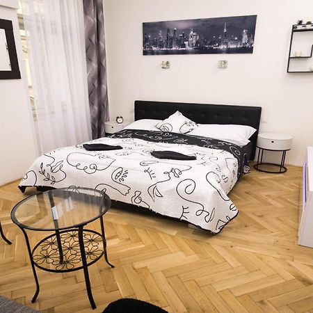Black & White Apartment Prague By Wenceslas Square And Muzeum Bagian luar foto