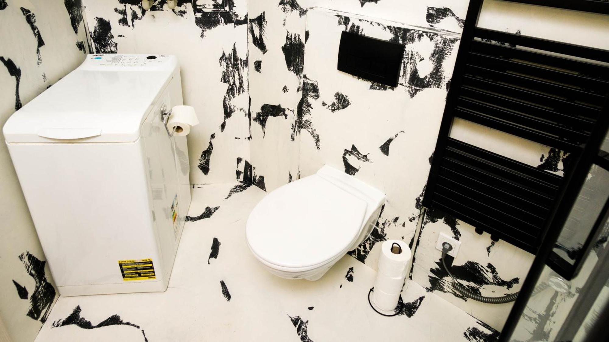 Black & White Apartment Prague By Wenceslas Square And Muzeum Bagian luar foto