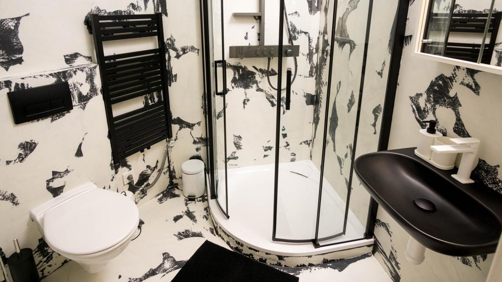 Black & White Apartment Prague By Wenceslas Square And Muzeum Bagian luar foto