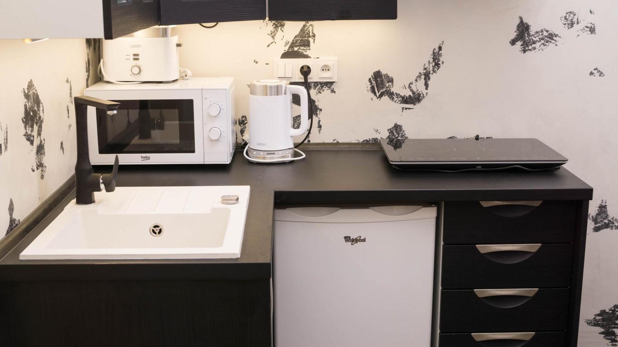 Black & White Apartment Prague By Wenceslas Square And Muzeum Bagian luar foto